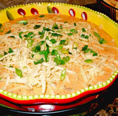 Fiesta seasoning dip mix prepared as dip in bowl