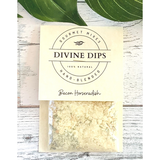 Bacon horseradish dip mix in package