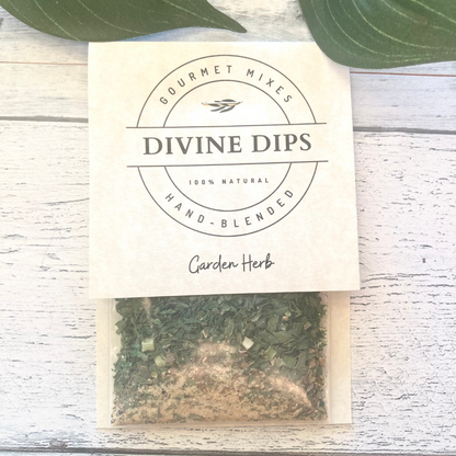 Garden Herb Seasoning dip mix in package