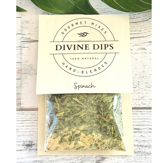 Spinach seasoning dip mix in package